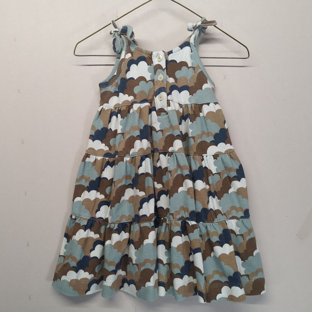 Kate Quinn 18-24 Month Organic Cotton Cloud Dress Blue